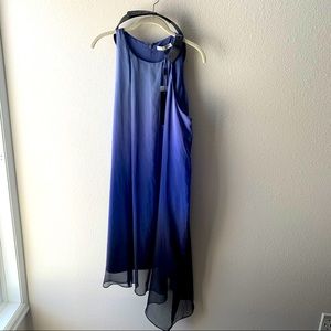 Halston Purple Cocktail Dress